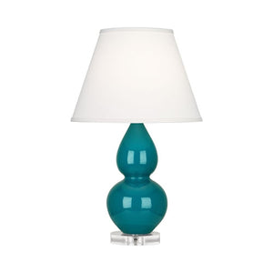Peacock Small Double Gourd Accent Lamp