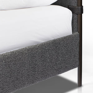 Anderson Bed In Knoll Charcoal In Queen