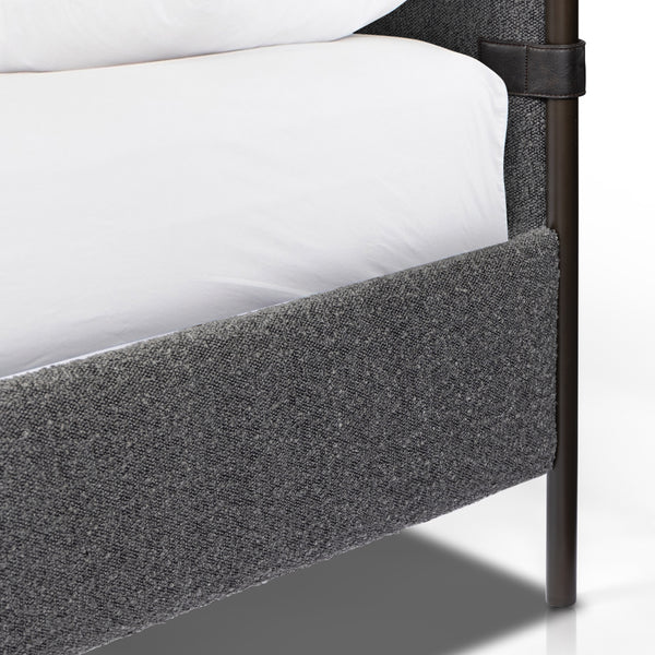 Anderson Bed In Knoll Charcoal In Queen