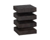 CORMAC END TABLE - DARK BROWN