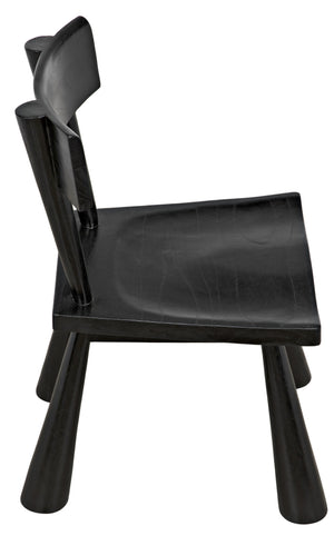 Gilbert Sungkai/Mindi Chair in Charcoal Black
