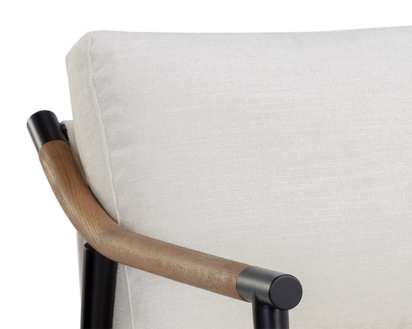 MEADOW ARMCHAIR - HEATHER IVORY TWEED