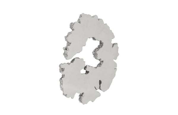 Lava Slice Wall Art, Resin, Stainless Steel, Large