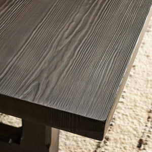 The Arch Dining Table in Medium Brown Fir Veneer