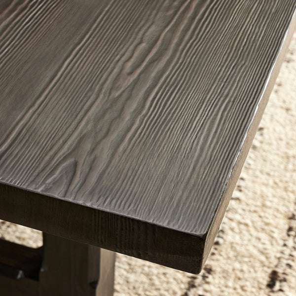 The Arch Dining Table in Medium Brown Fir Veneer