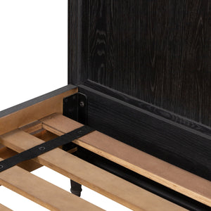 Toulouse Bed In Distressed Black In King