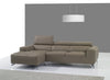 Simmons Leather Sectional Left Facing Chaise