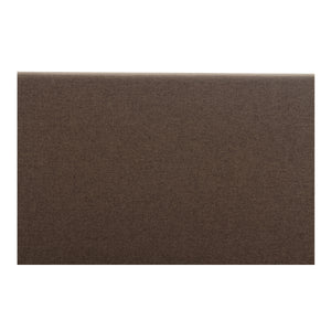 Maren King Bed Brown with Pleated Base