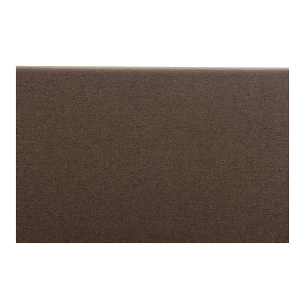 Maren King Bed Brown with Pleated Base