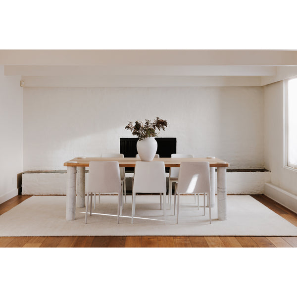 Century Dining Table with Marble Legs