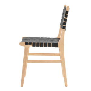 Marco PU Dining Side Chair, Black