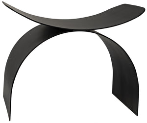 Papillon Stool, Black Steel