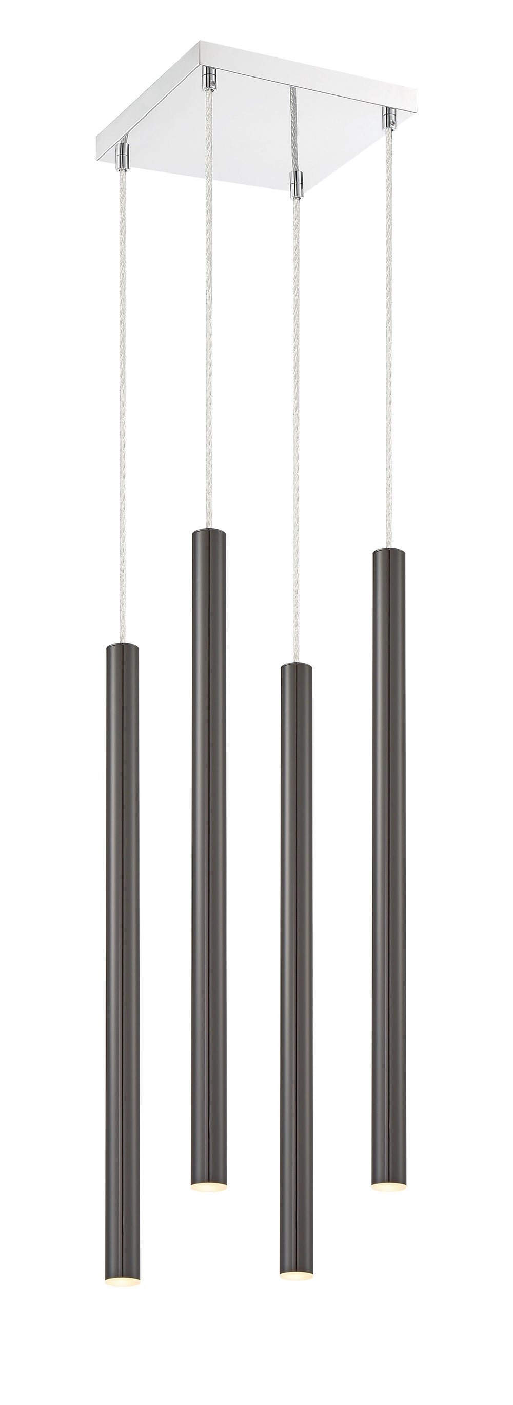 Forest 4 Light Island/Billiard in Chrome Finish