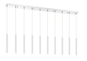 Forest 10 Light Island/Billiard in Chrome Finish