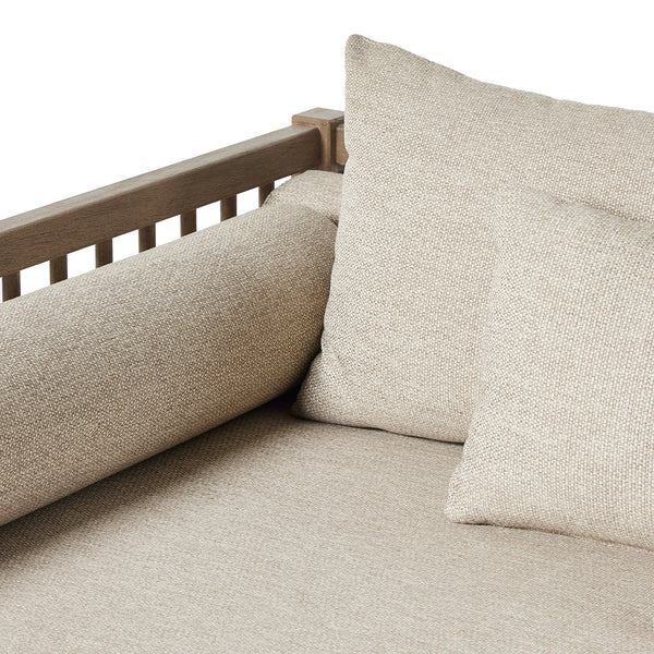 Amero Outdoor Sofa In 86" In Washed Brown In Fsc