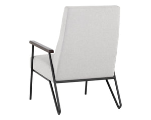 COELHO LOUNGE CHAIR - LIGHT GREY