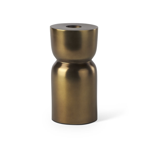 Malta Aluminum Candle Holder Small