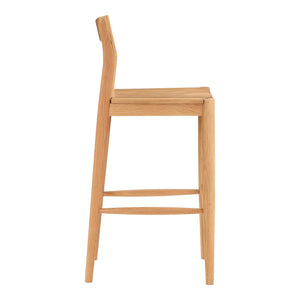 Owing Barstool in Natural Oak