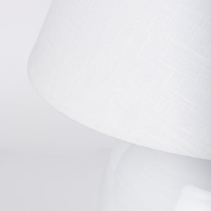 Mehdi White Ceramic Table Lamp