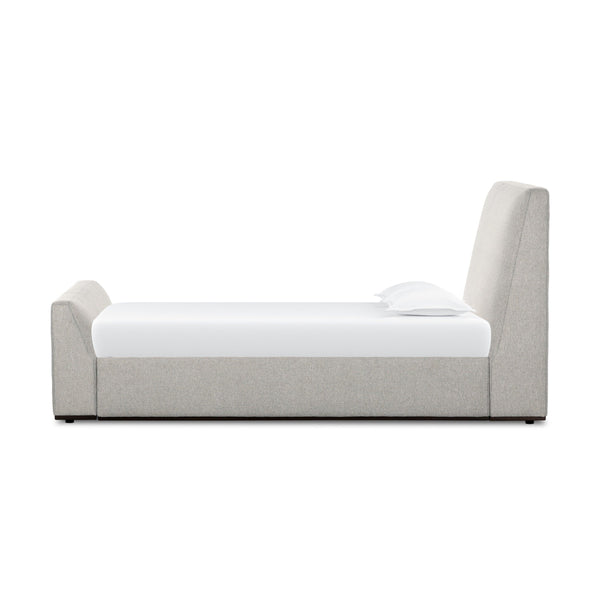 Colt King Bed - Aldred Silver