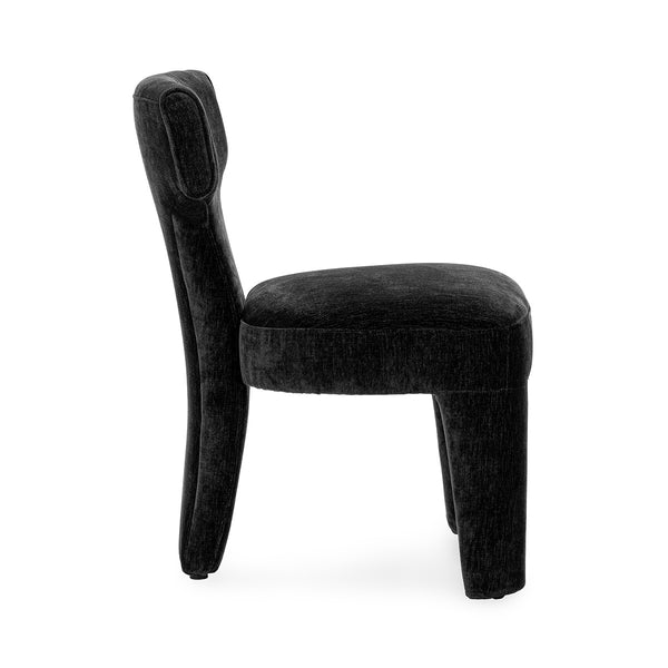 Khai Upholstered Dining Chair in Charcoal