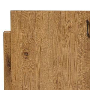 Bloomfield Media Console - Worn Oak Veneer