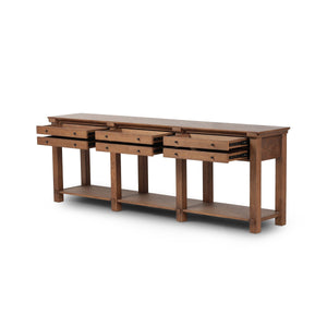 Gardendale Console Table - Tan Oak