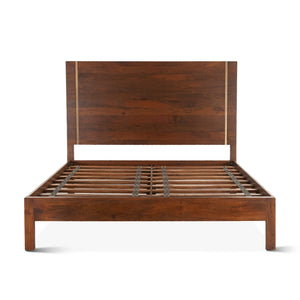 Cosmopolitan Queen Bed, Honey Brown