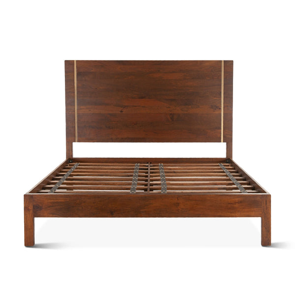 Cosmopolitan Queen Bed, Honey Brown