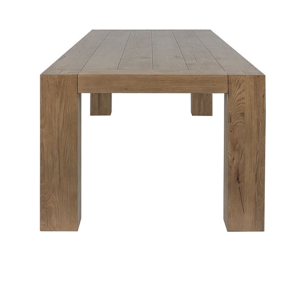 Kingston Solid Wood Dining Table - Cafe Brown