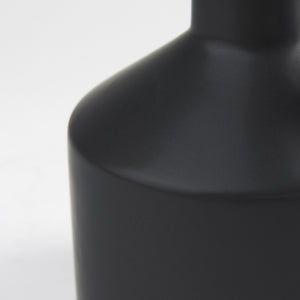 Burton 10.8H Small Matte Black Ceramic Jug Vase