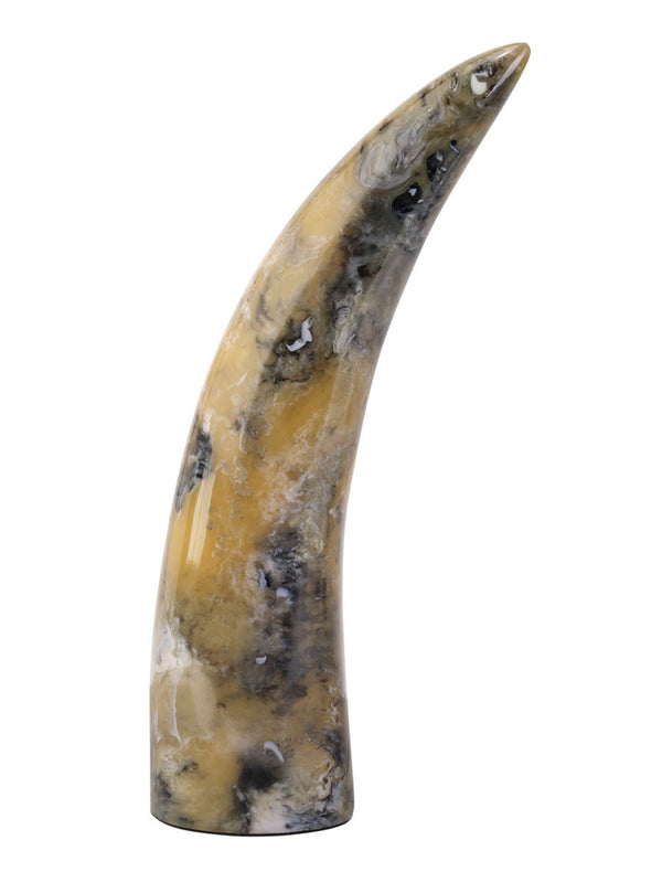 Variegated Horn Decorative Objects, Set of 3