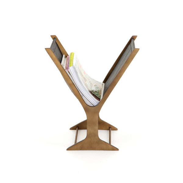 Feldman Magazine Rack-Black