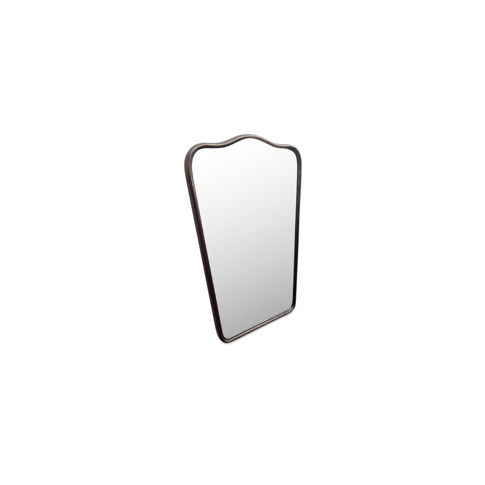 Moe's Keyes Mirror Blackened Bronze Aluminum