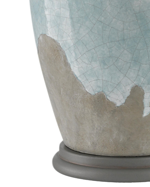 Chatswood Table Lamp In Blue-Green & Gray & Hiroshi Gray