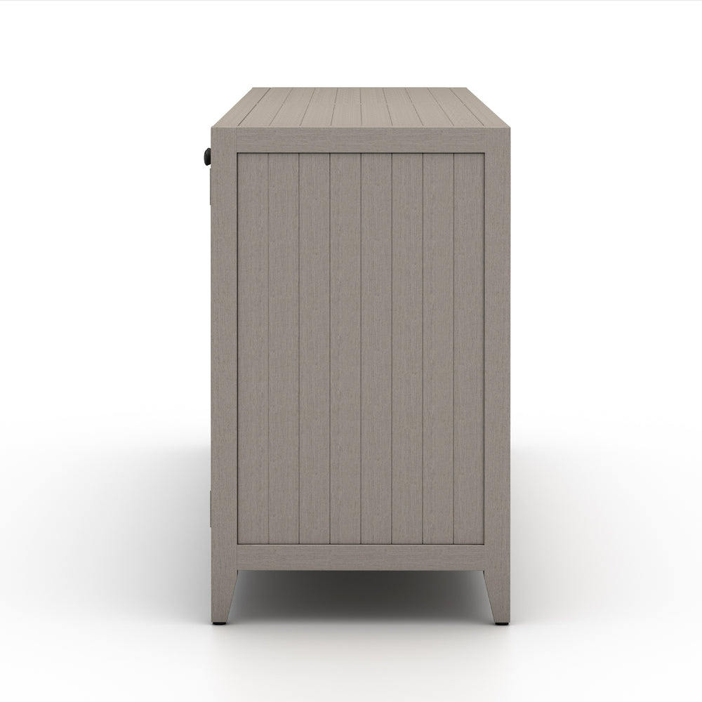 Sherwood Outdoor Sideboard In Weather Grey