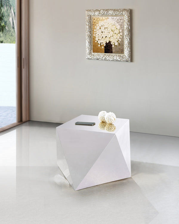 Vernon End Table In Silver
