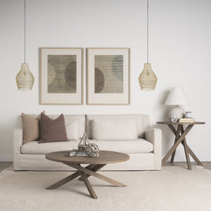 Halycon 16.0L x 16.0W x 20.0H Gold Mesh and Iron Pendant Light