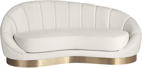 Jesse Chaise In Cream Velvet