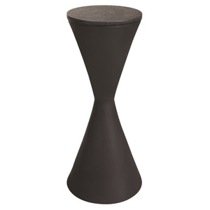 Time's Up Hourglass Shaped Drink Table