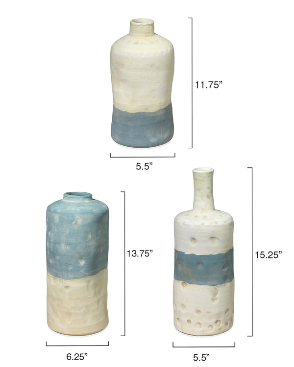 Sedona Ceramic Decorative Vessels (Set of 3)