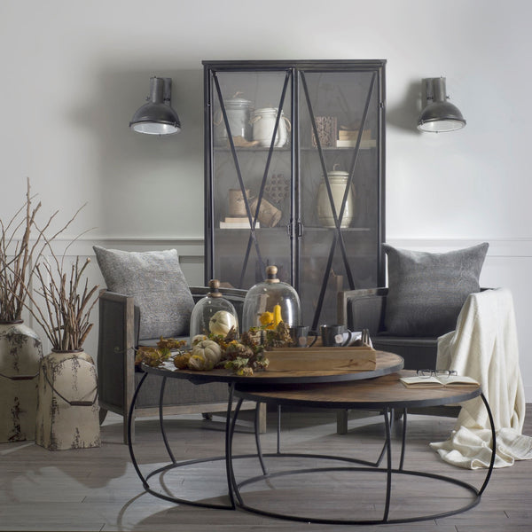 Taza 10.3x12 Gray Metal Dome Shade Wall Sconce
