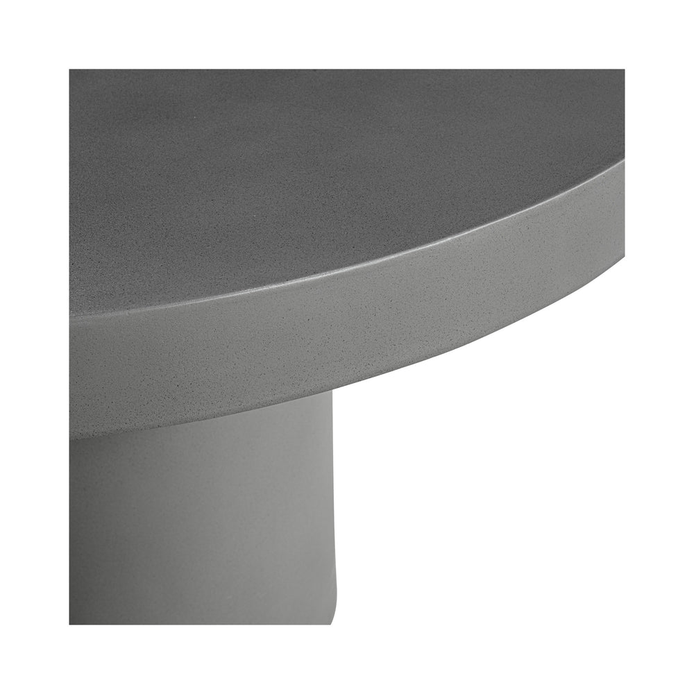 Cassius Round Grey Concrete Dining Table