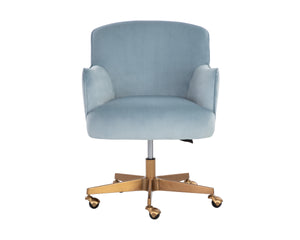 KARINA OFFICE CHAIR - CORNFLOWER BLUE SKY
