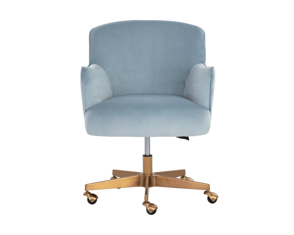 KARINA OFFICE CHAIR - CORNFLOWER BLUE SKY