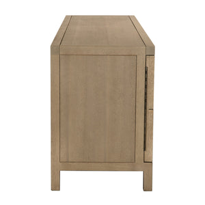 Quadrant 4 Door Sideboard, Washed Walnut