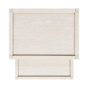 Devin Solid Wood Nesting Tables in Milk White