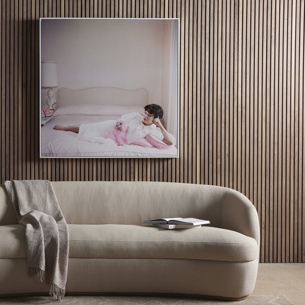 Joan Collins Relaxes (48" X 48") In Slim Aarons's Showcase In Photography Art