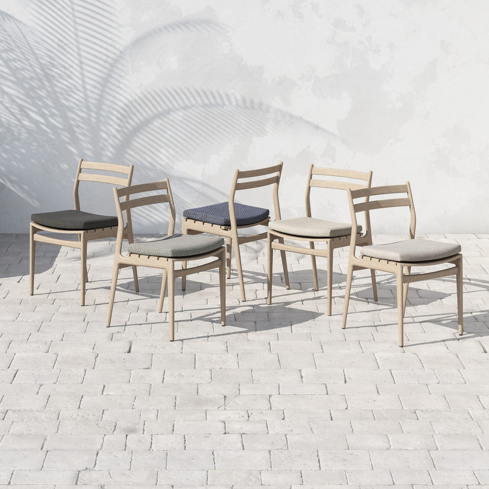 Atherton Outdoor Dining Chair In Brown/Sand
