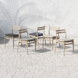 Atherton Outdoor Dining Chair In Brown/Sand